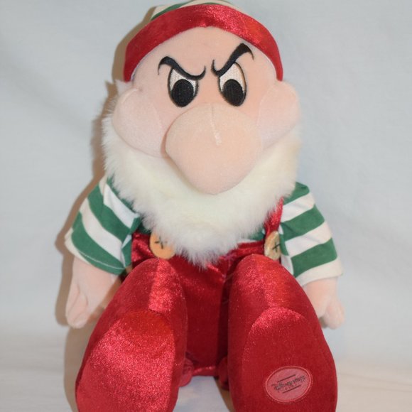 Disney Store Exclusive 15 inch Grumpy Snow White Elf Plush - Picture 1 of 5